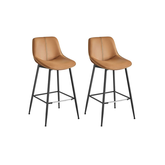 Bar Height Bar Stools with Back Set of 2
