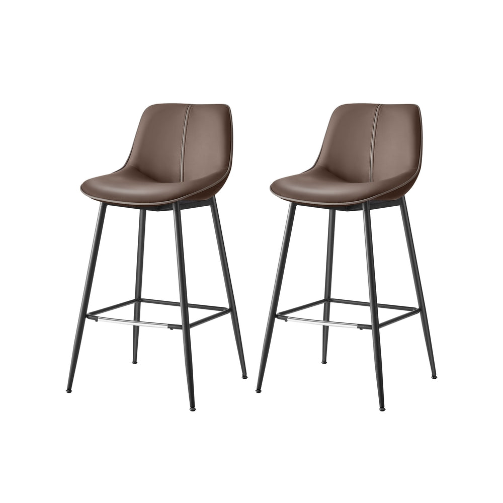 Bar Height Bar Stools with Back Set of 2