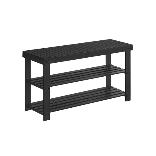 3-Tier Bamboo Shoe Storage Organizer