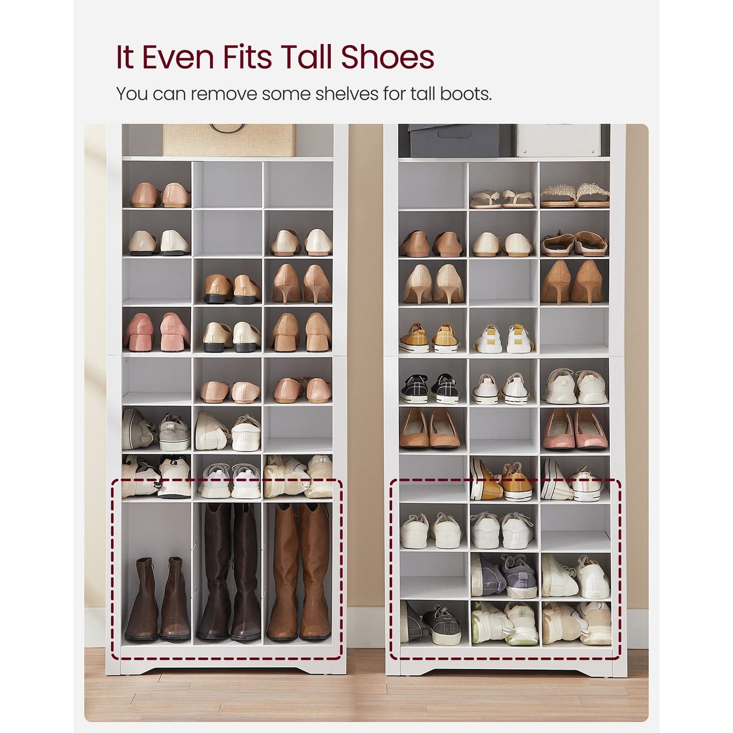 10-Tier Shoe Rack Organizer