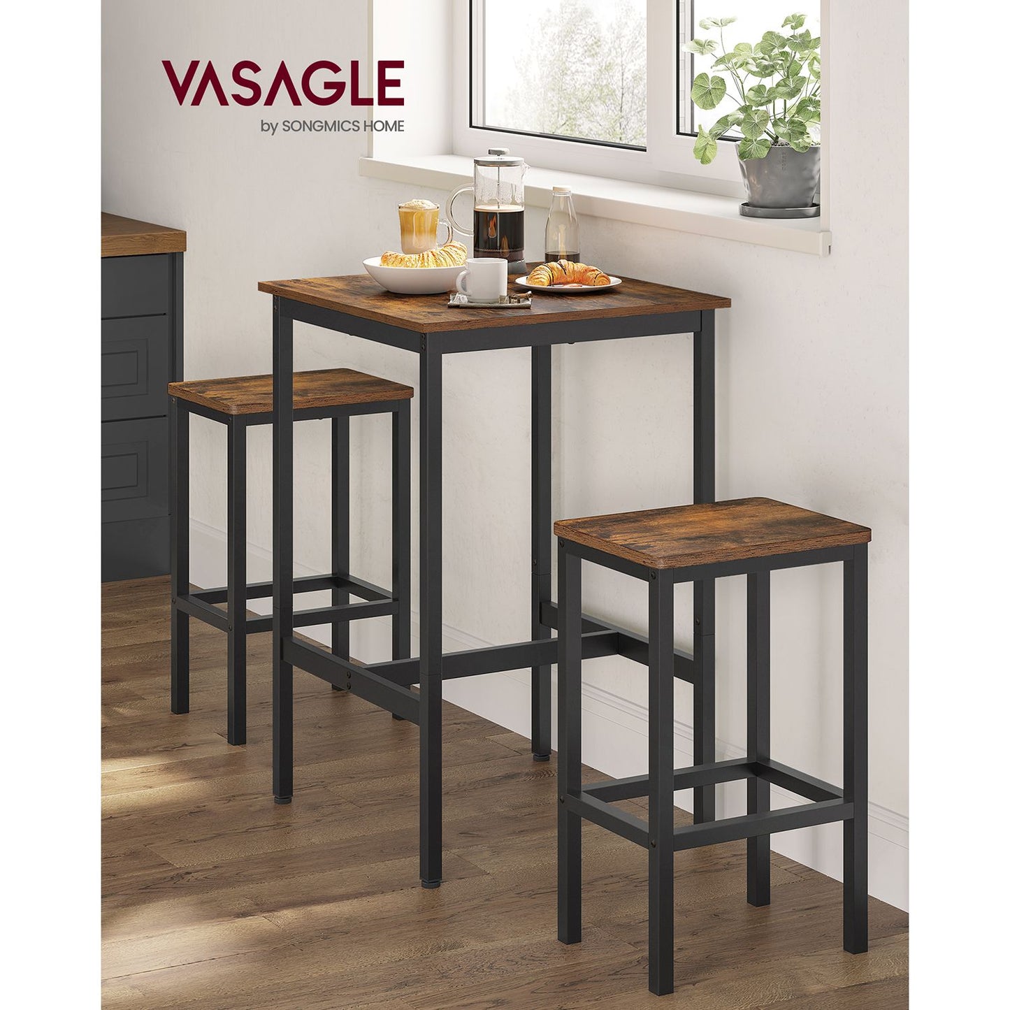 Bar Table and Chairs Set