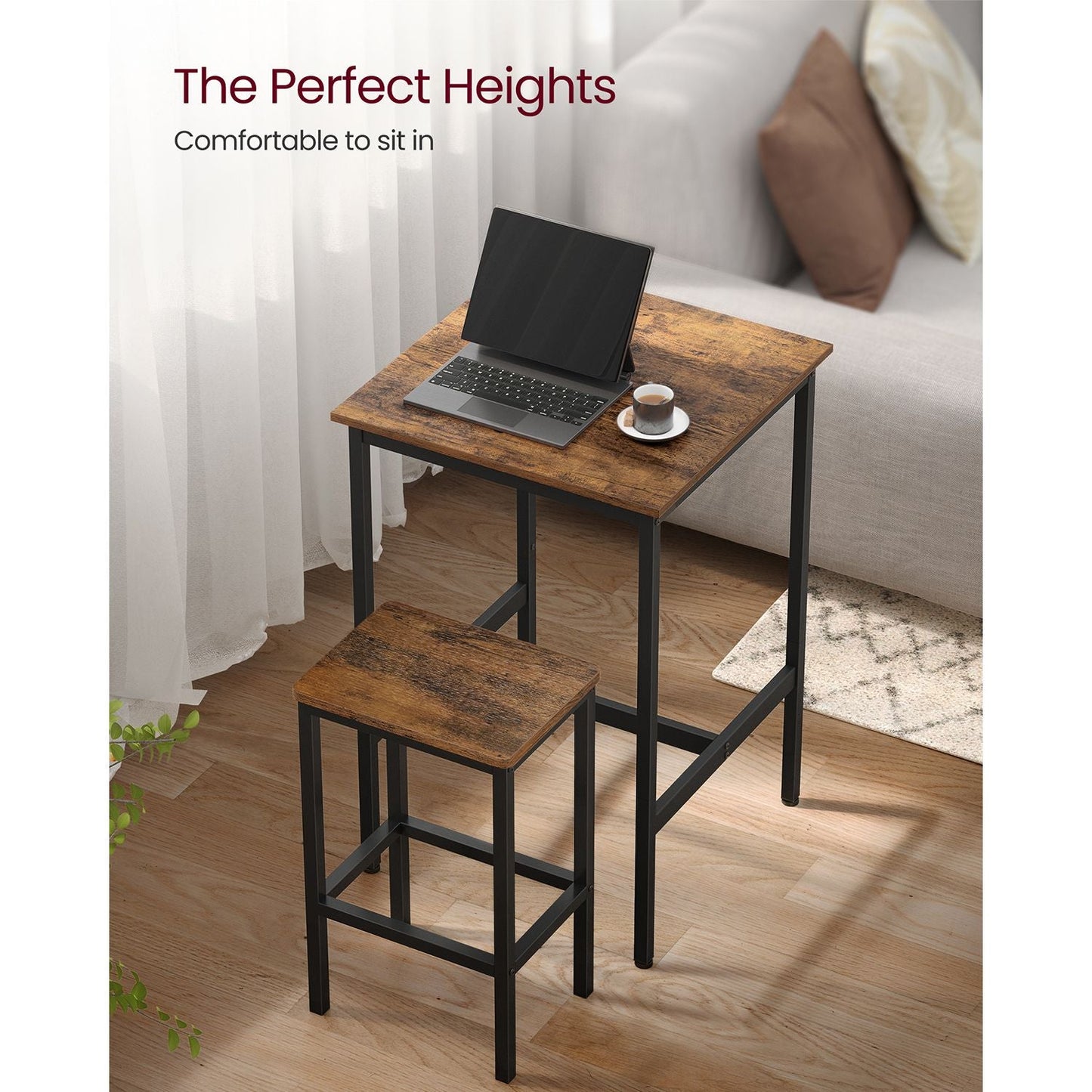Bar Table and Chairs Set