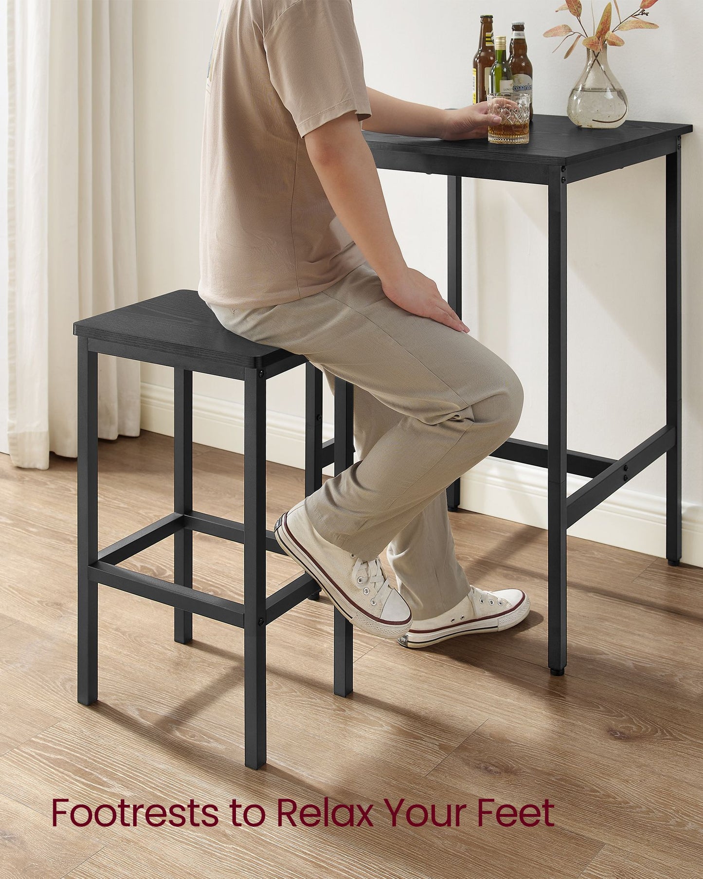 Bar Table and Chairs Set