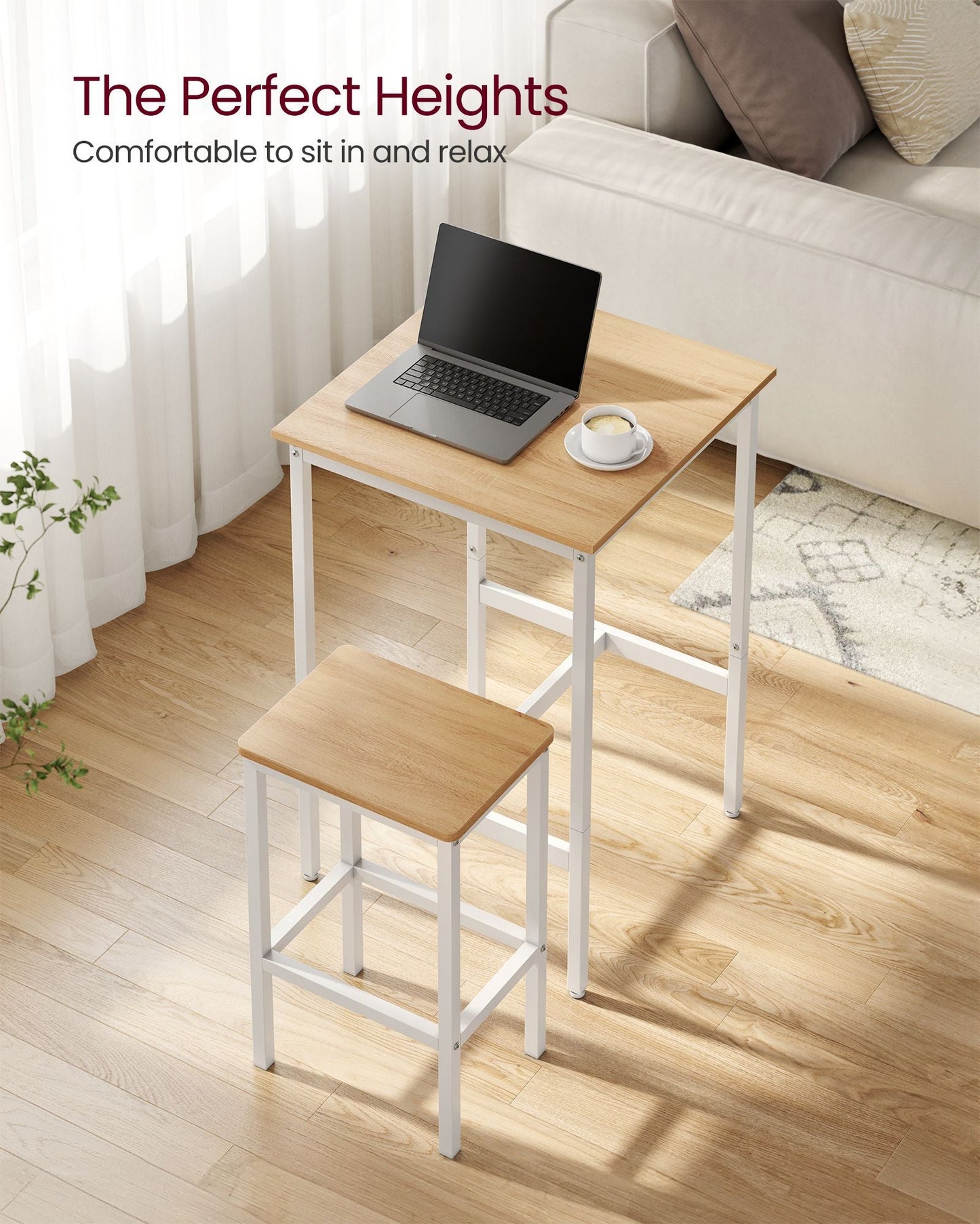 Bar Table and Chairs Set