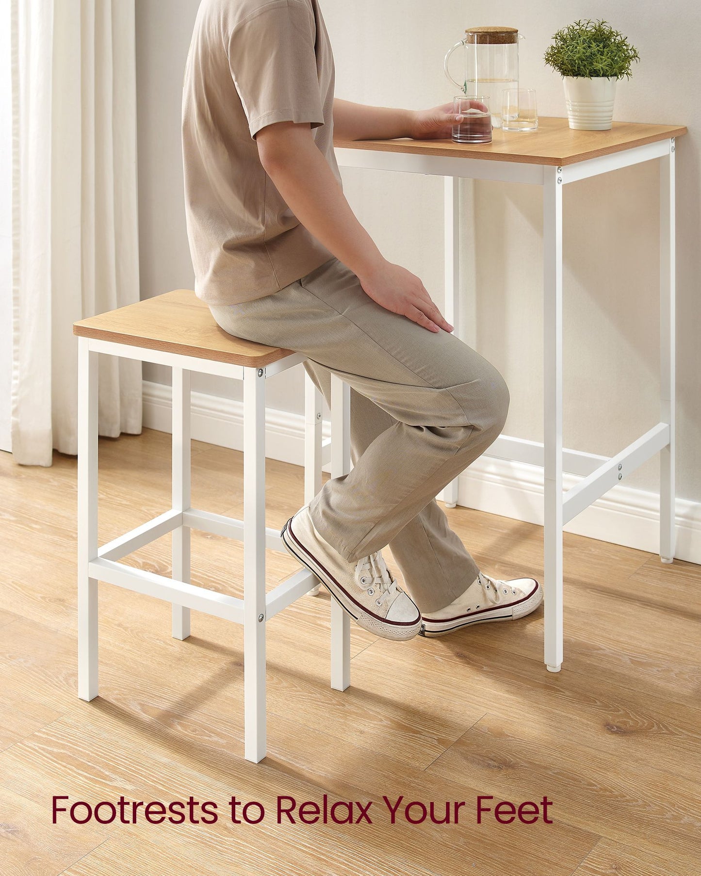 Bar Table and Chairs Set
