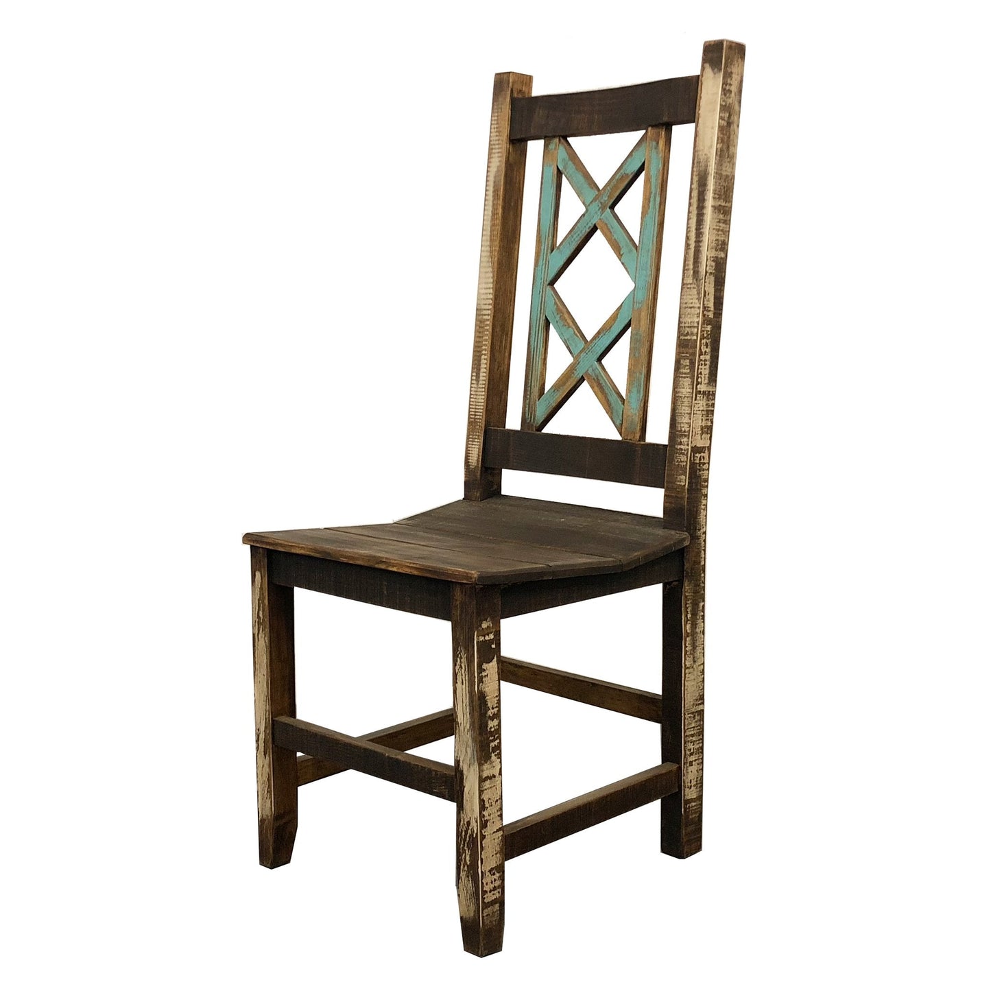 Cabana 6' Rustic Dining Table and 6 Cabana Rustic Chairs