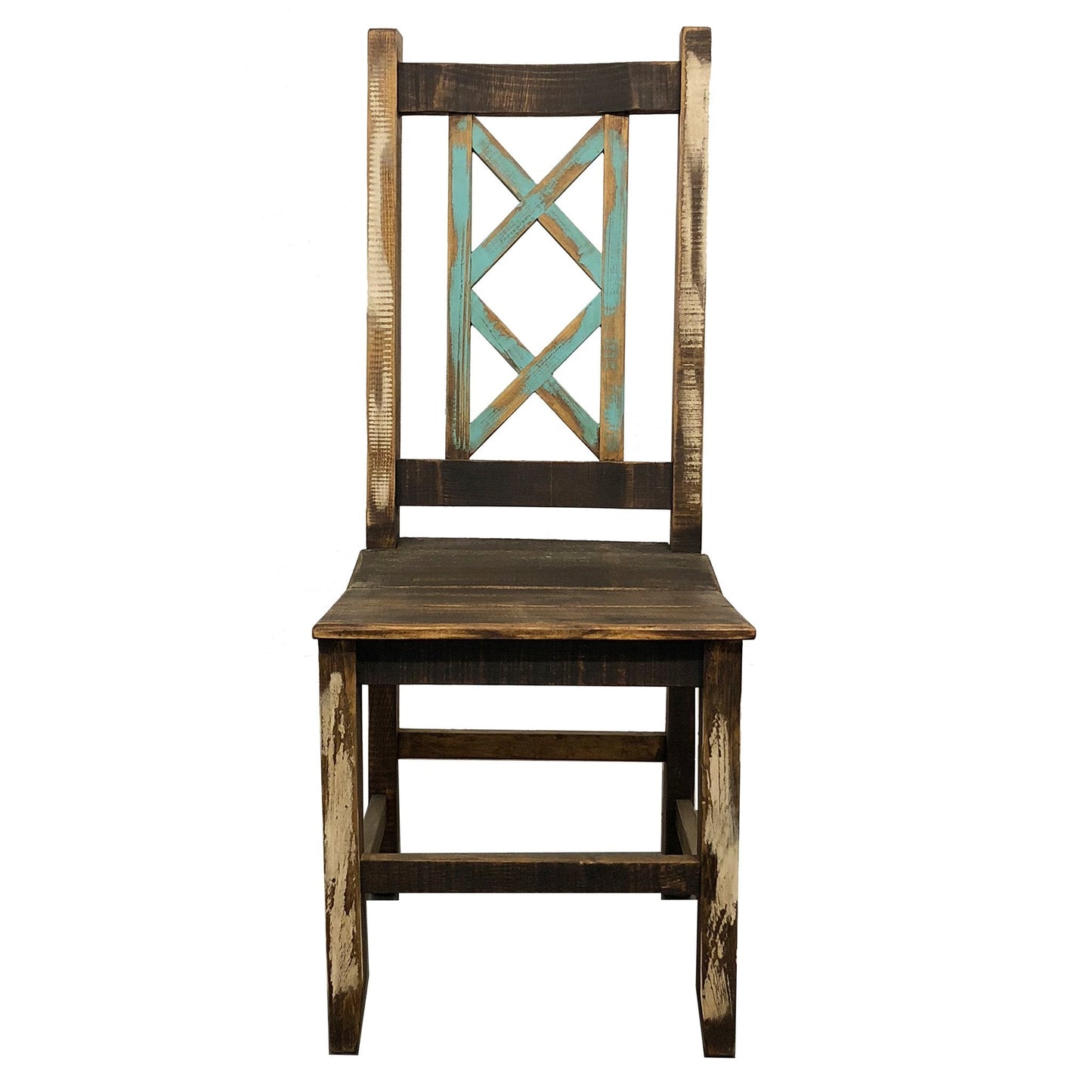 Cabana 6' Rustic Dining Table and 6 Cabana Rustic Chairs