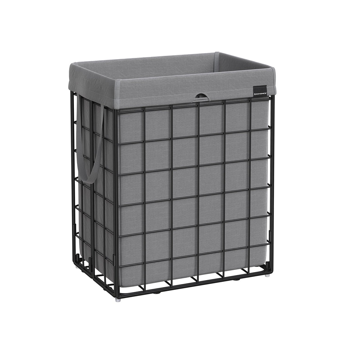 Laundry Hamper with Metal Wire Frame, 23.8 Gal. (90L)