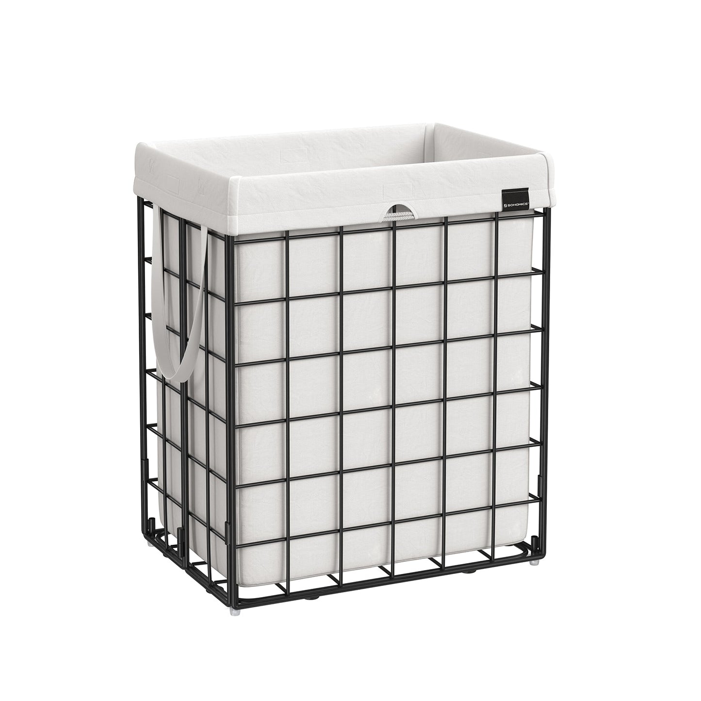 Laundry Hamper with Metal Wire Frame, 23.8 Gal. (90L)