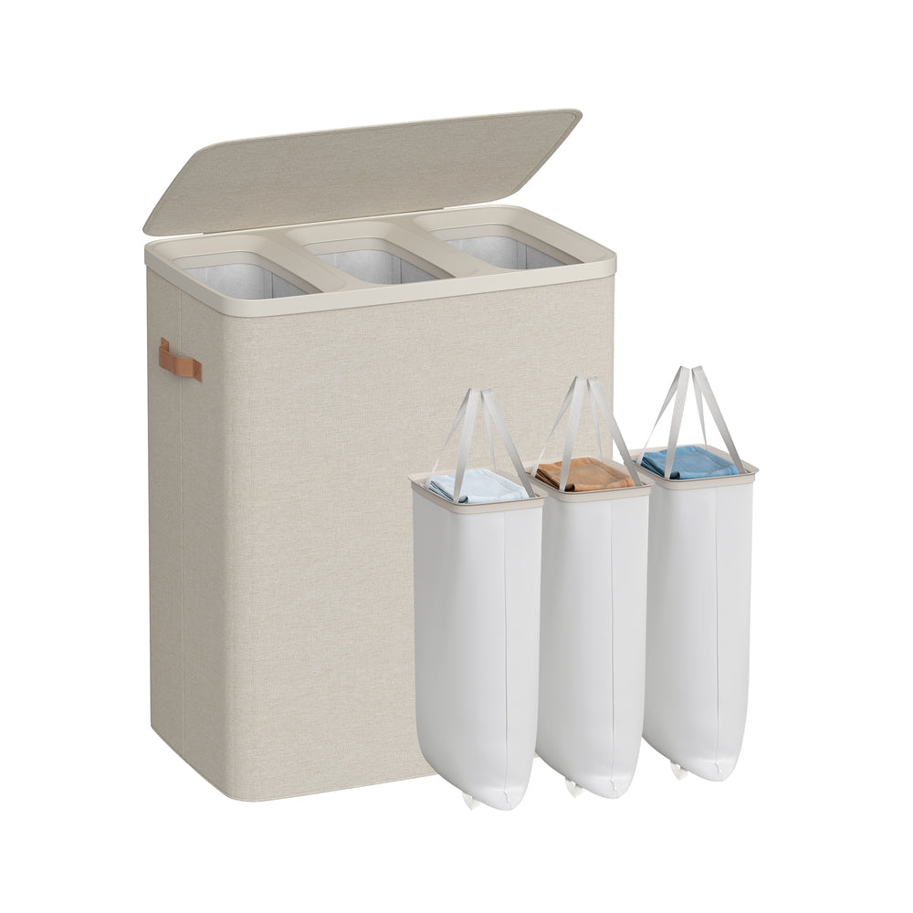 50.2 Gal. Laundry Hamper with Lid and Handles