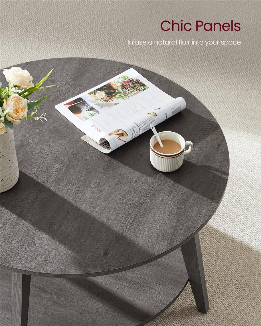 2 Tier Coffee Table with Storage