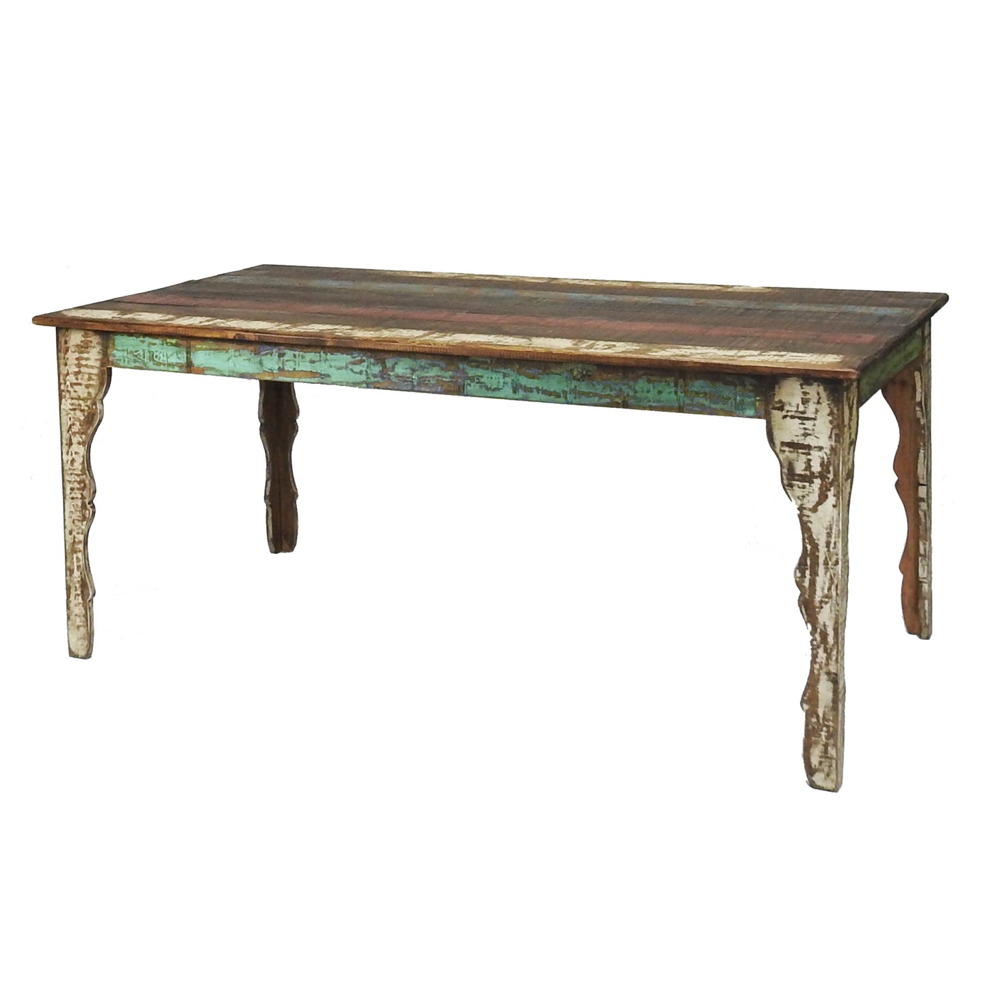 Cabana 6' Rustic Dining Table and 6 Cabana Rustic Chairs
