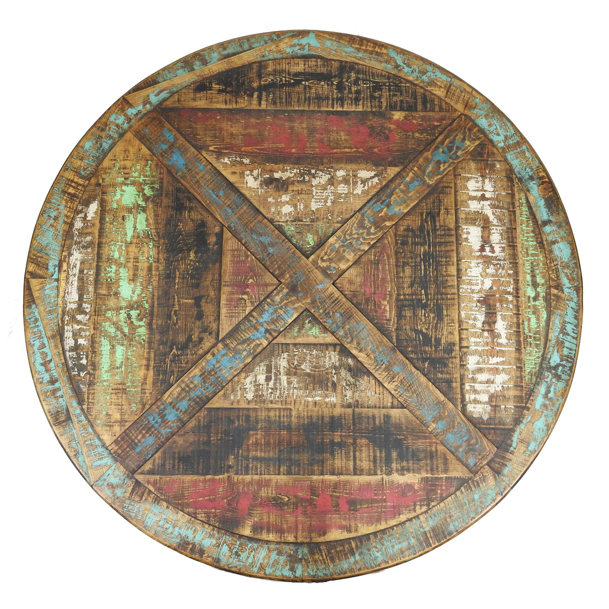 Cabana Round Rustic Dining Table