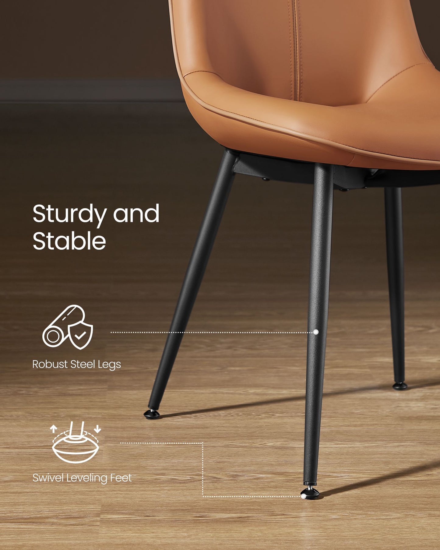 Leather Dining Chairs Set of 6
