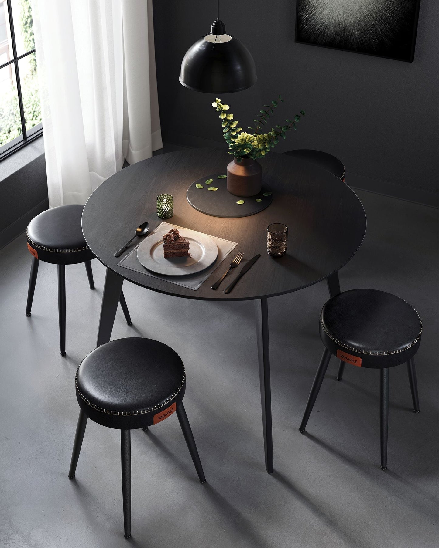 EKHO Collection - Dining Chairs Stools Set of 2