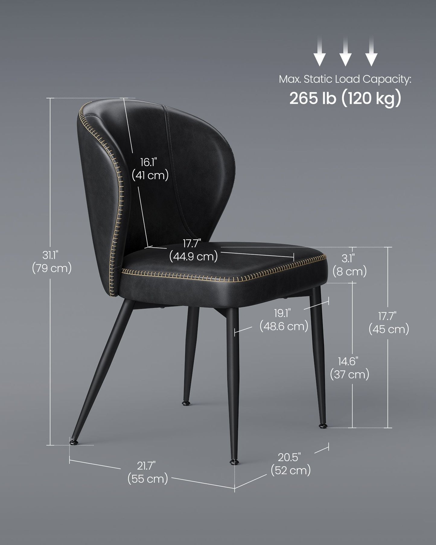 EKHO Collection - Dining Chairs Set of 4