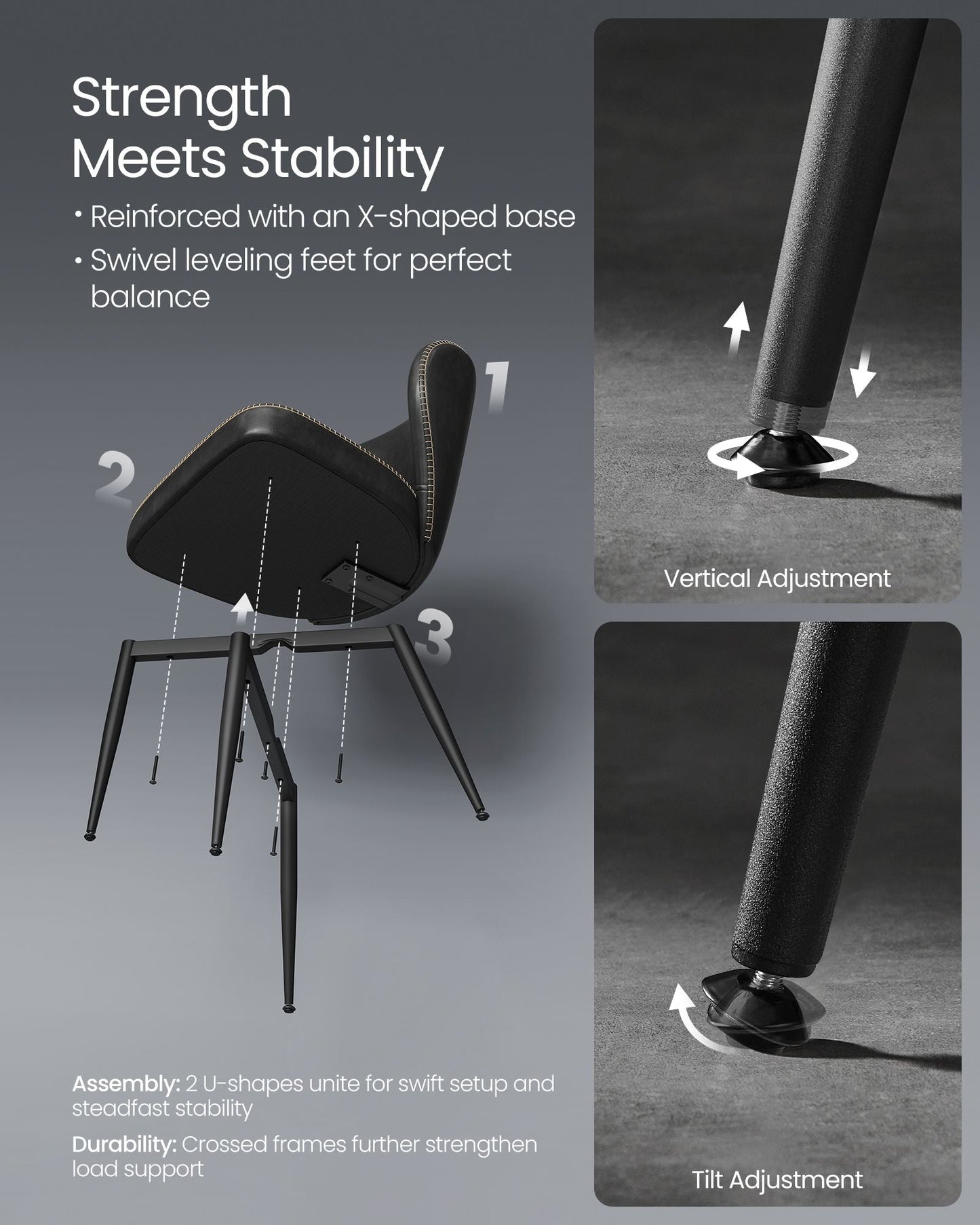 EKHO Collection - Dining Chairs Set of 4
