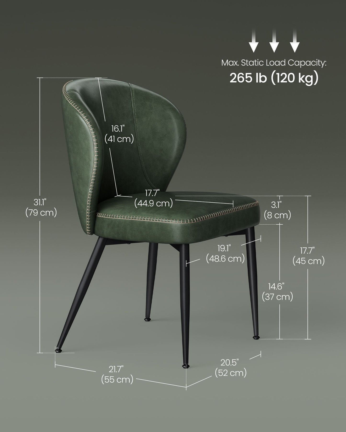 EKHO Collection - Dining Chairs Mid Century