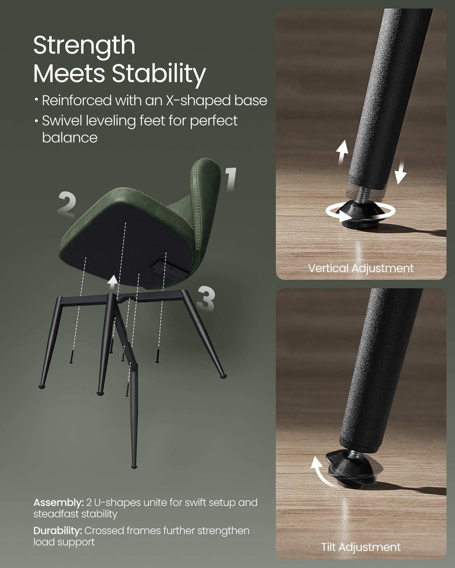 EKHO Collection - Dining Chairs Mid Century
