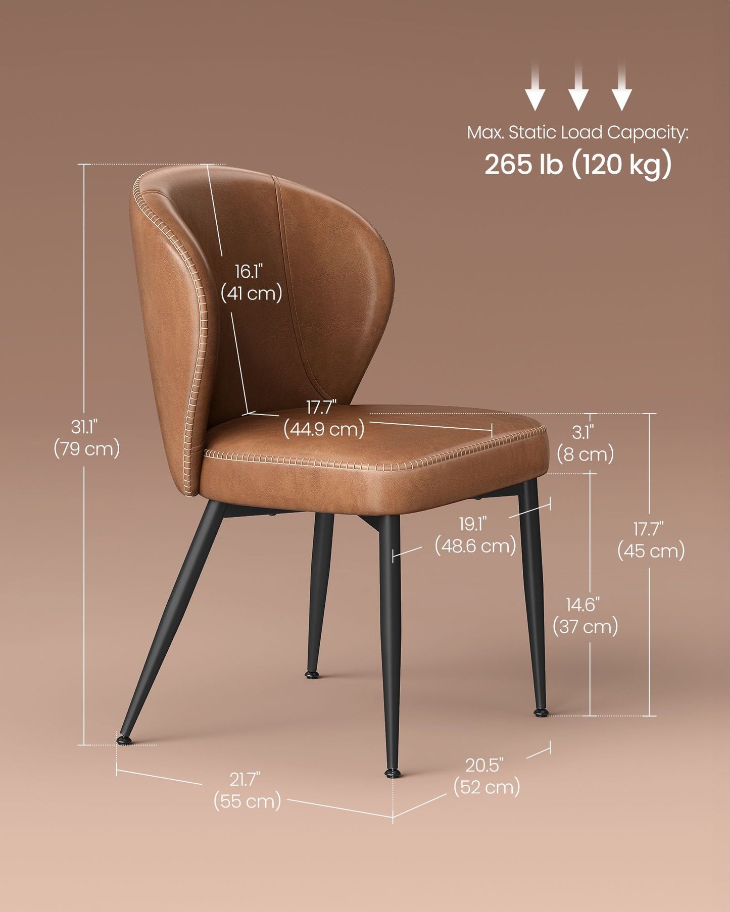 EKHO Collection - Dining Chairs Set of 6