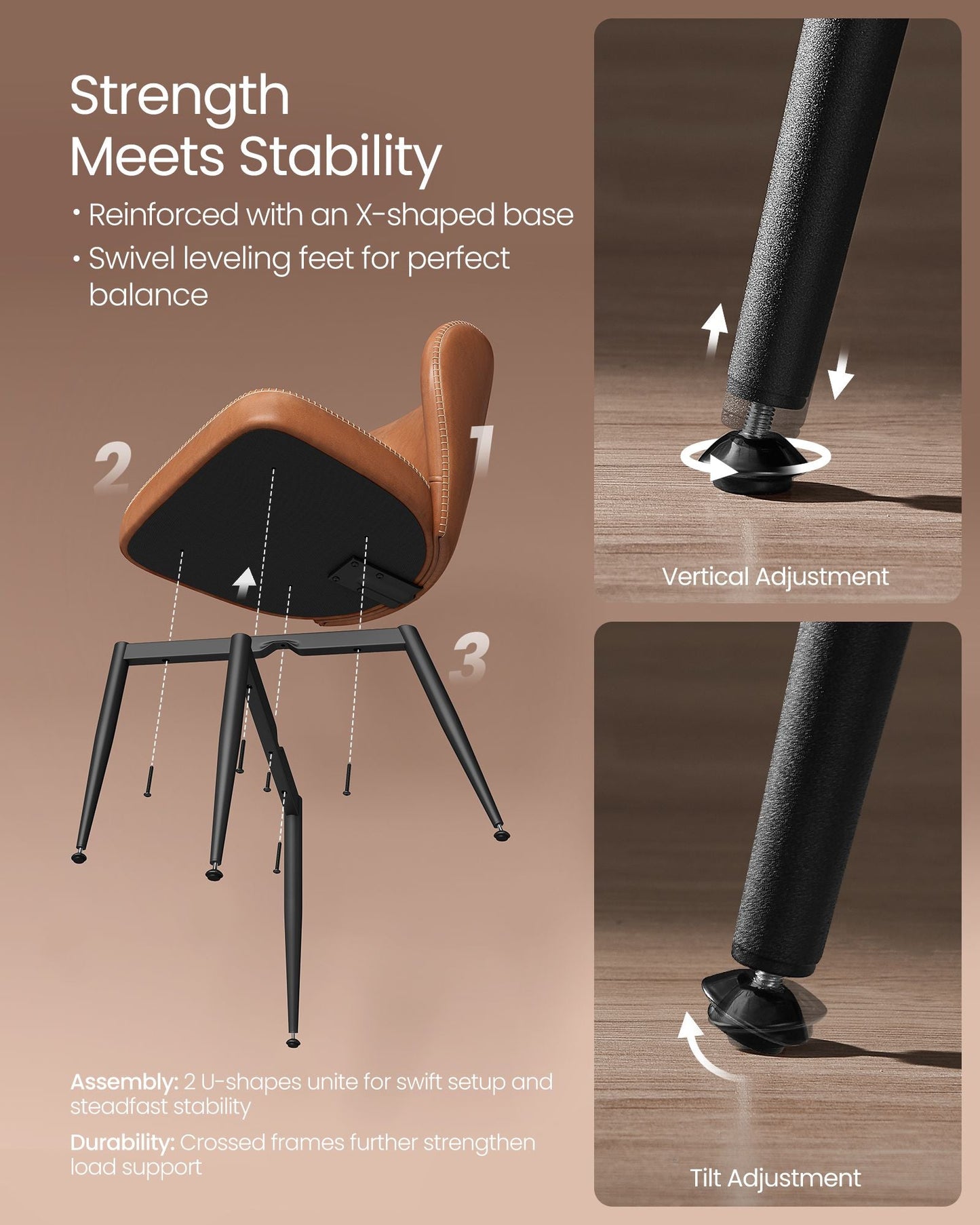 EKHO Collection - Dining Chairs Mid Century