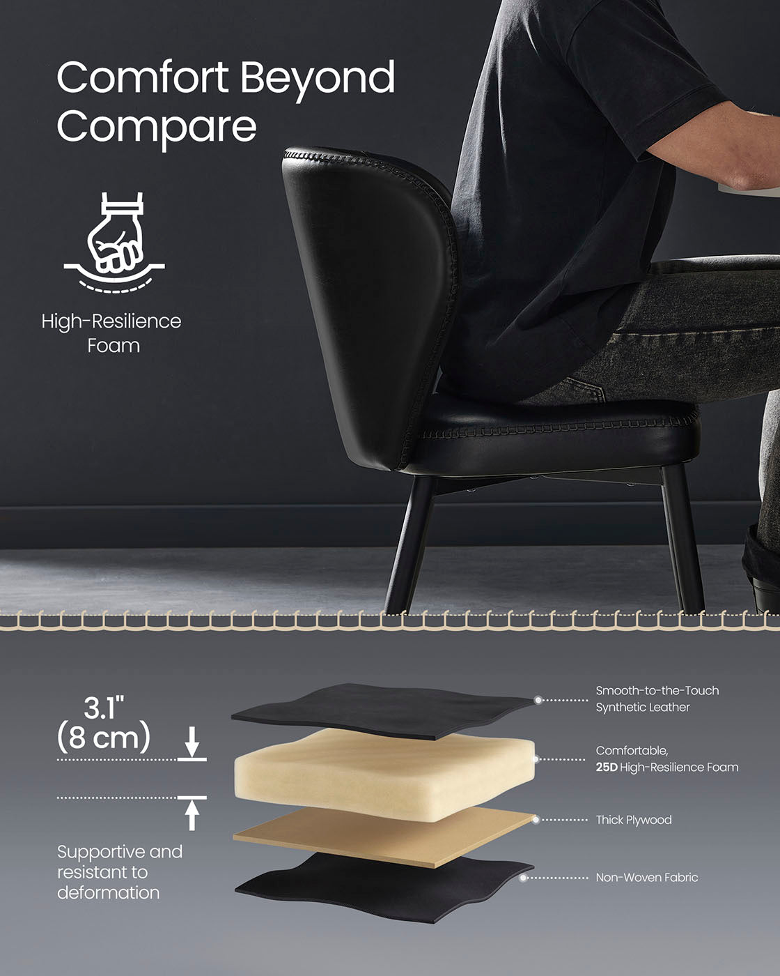 EKHO Collection - Dining Chairs Set of 6