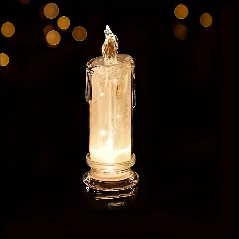 LED Pillar Candles Christmas Decor, Flameless