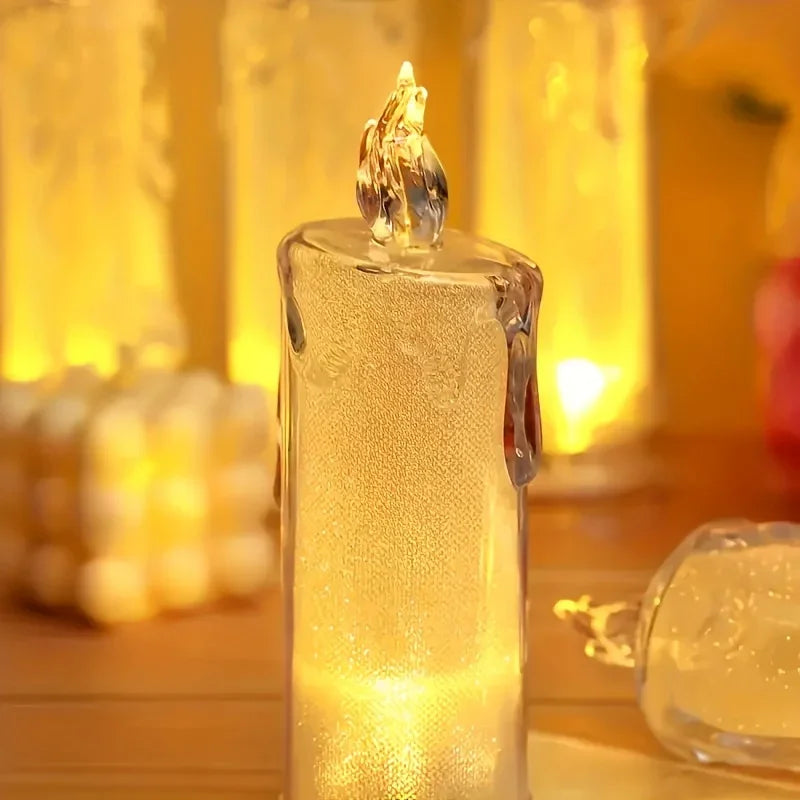 LED Pillar Candles Christmas Decor, Flameless