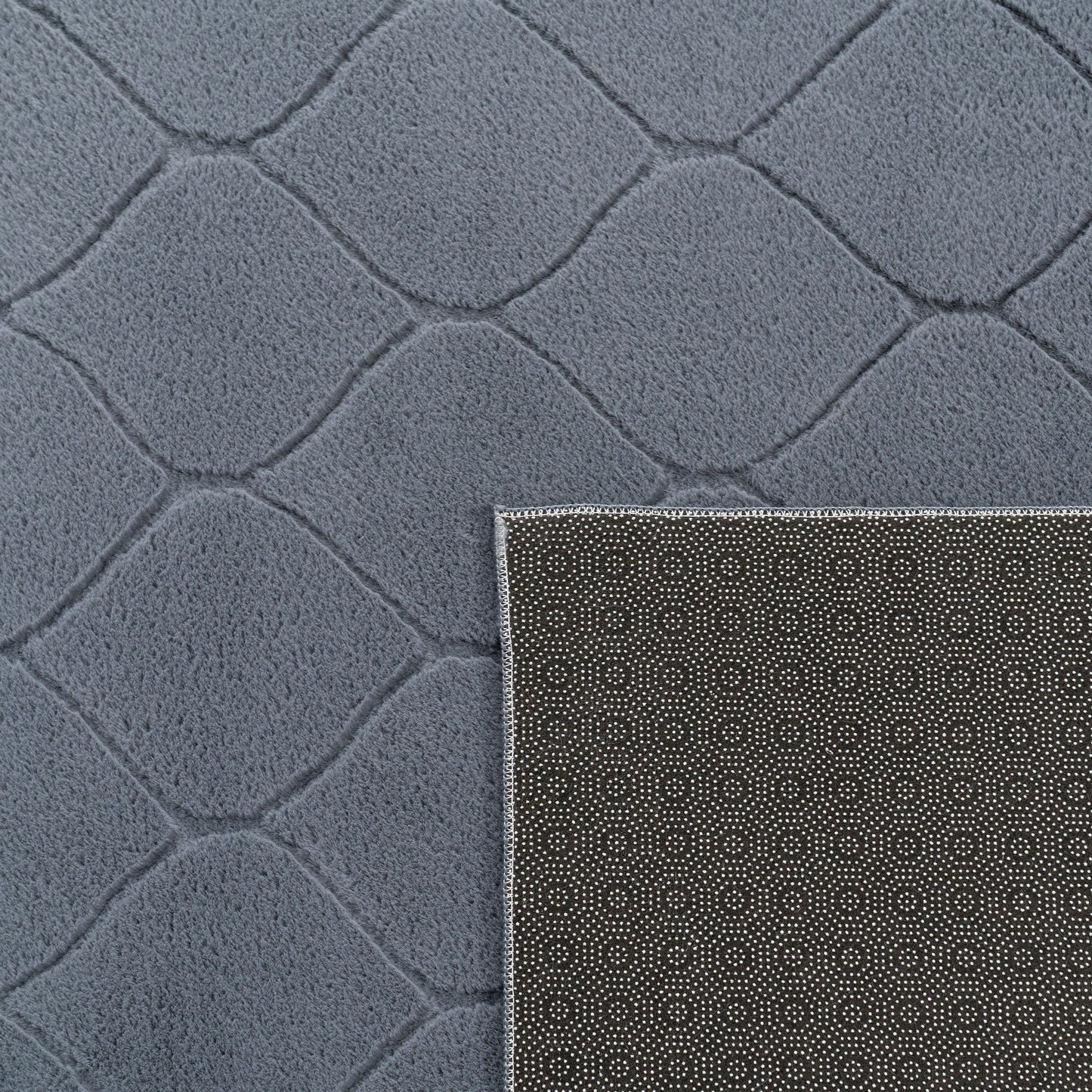 Soft Washable Area Rug Aspen with Moroccan Pattern