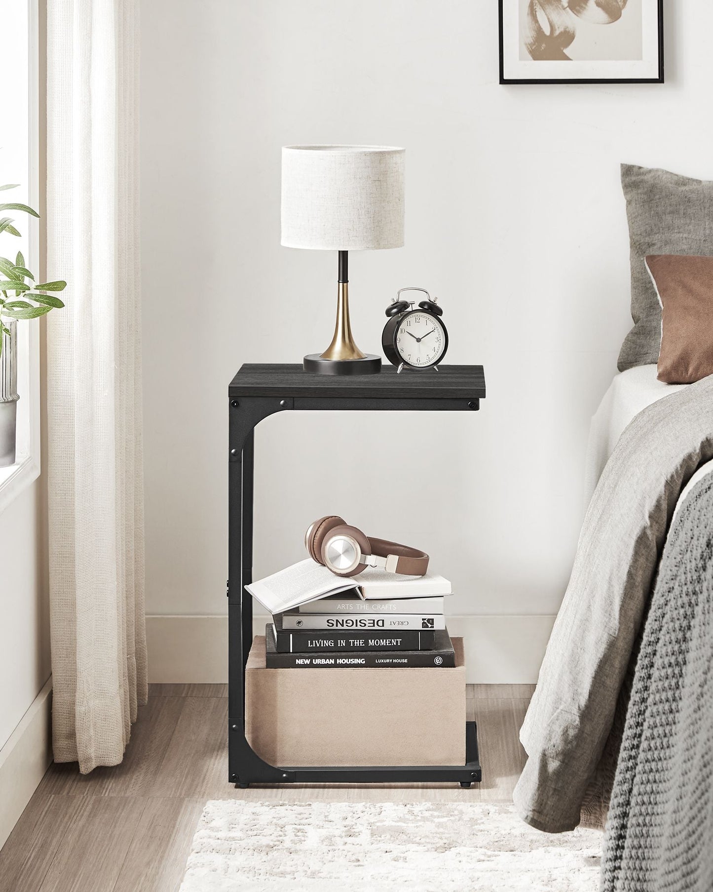 C-Shaped End Table