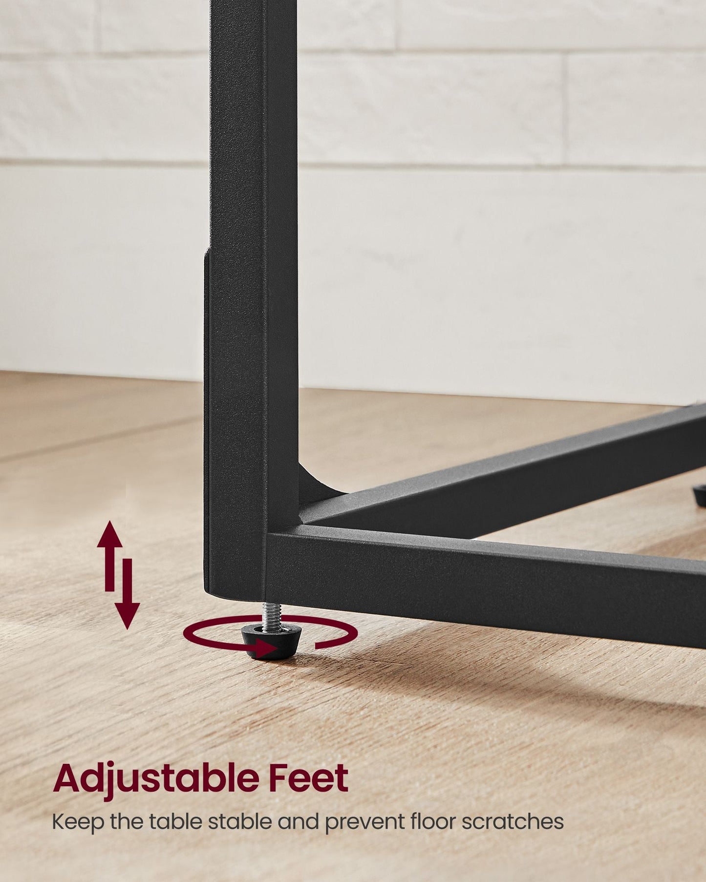 C-Shaped End Table