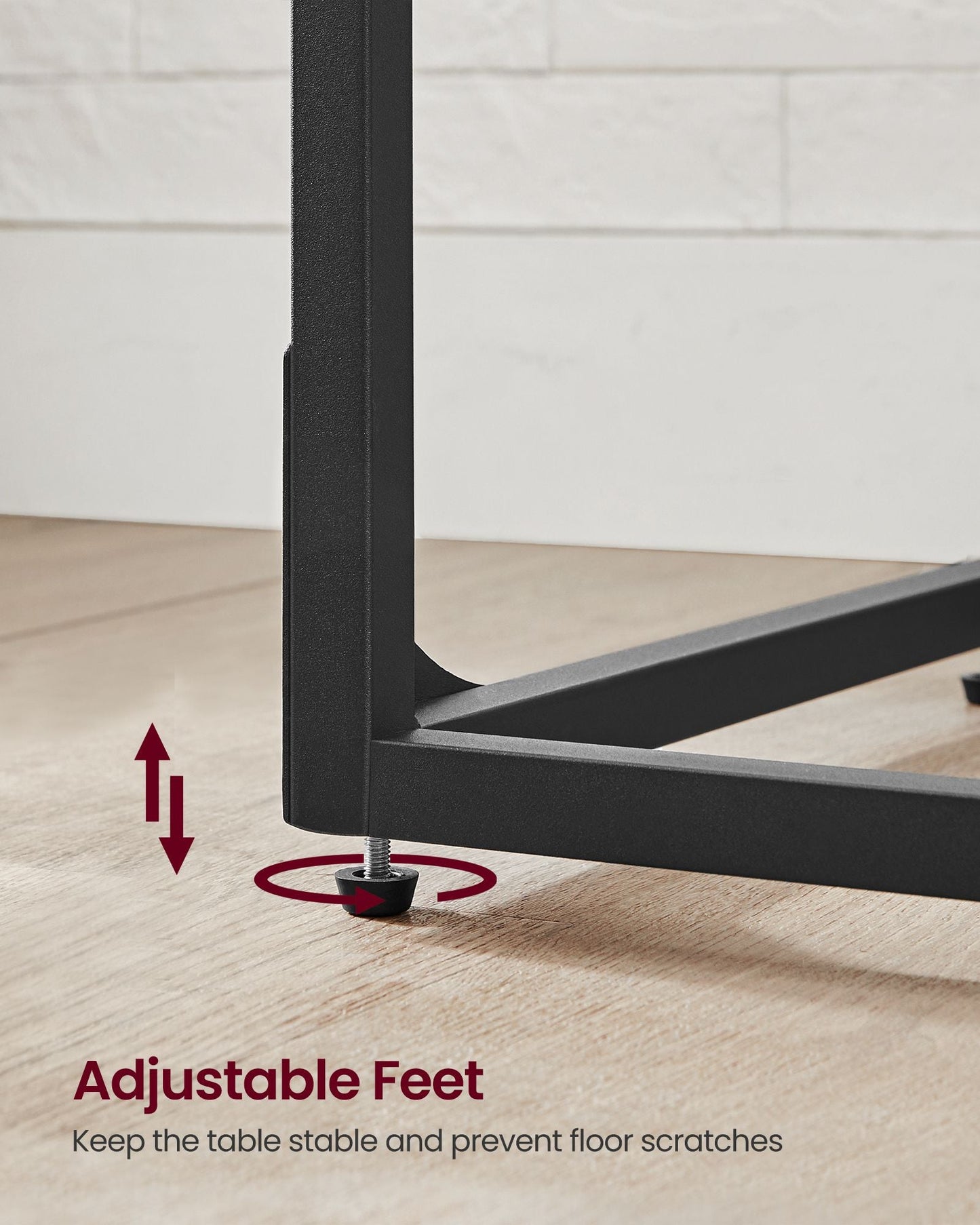 C-Shaped End Table