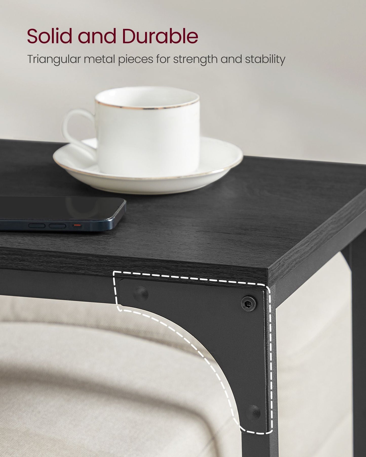 C-Shaped End Table