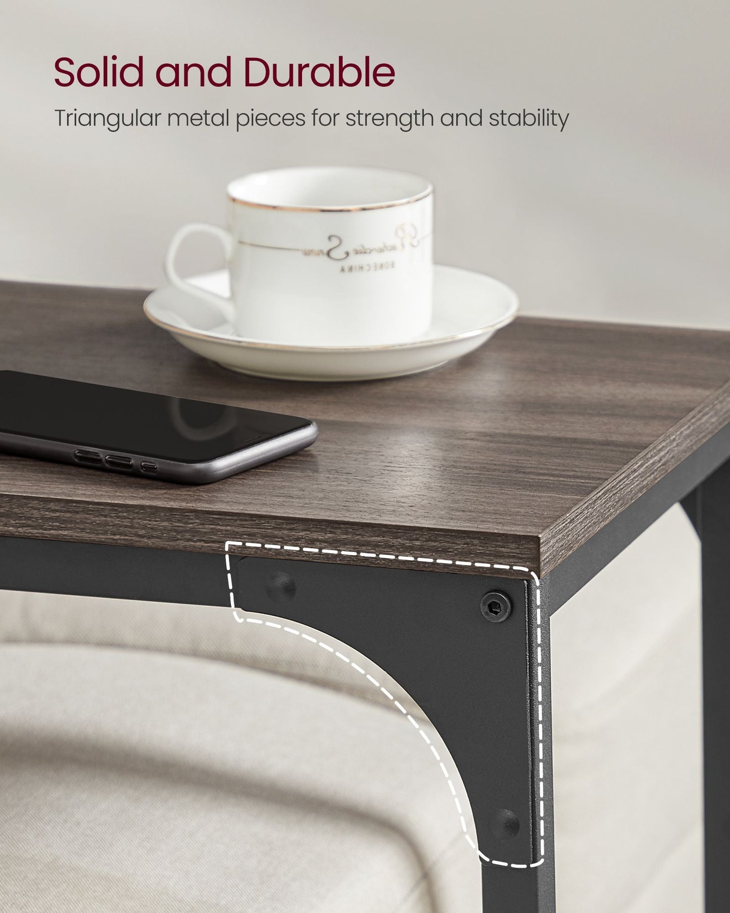 C-Shaped End Table