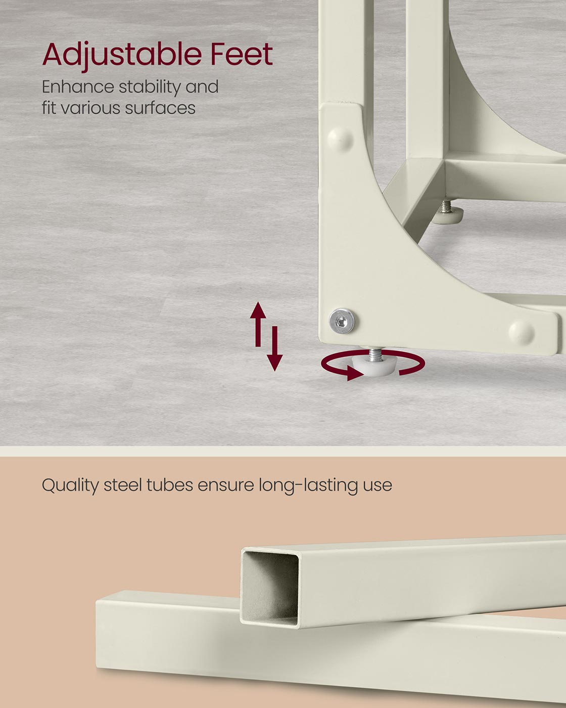 C-Shaped End Table