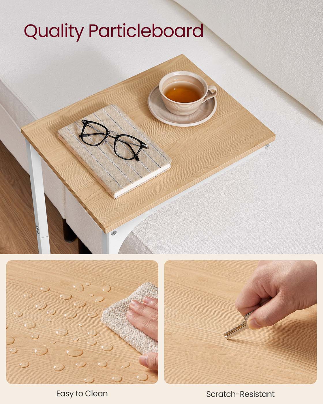 C-Shaped End Table