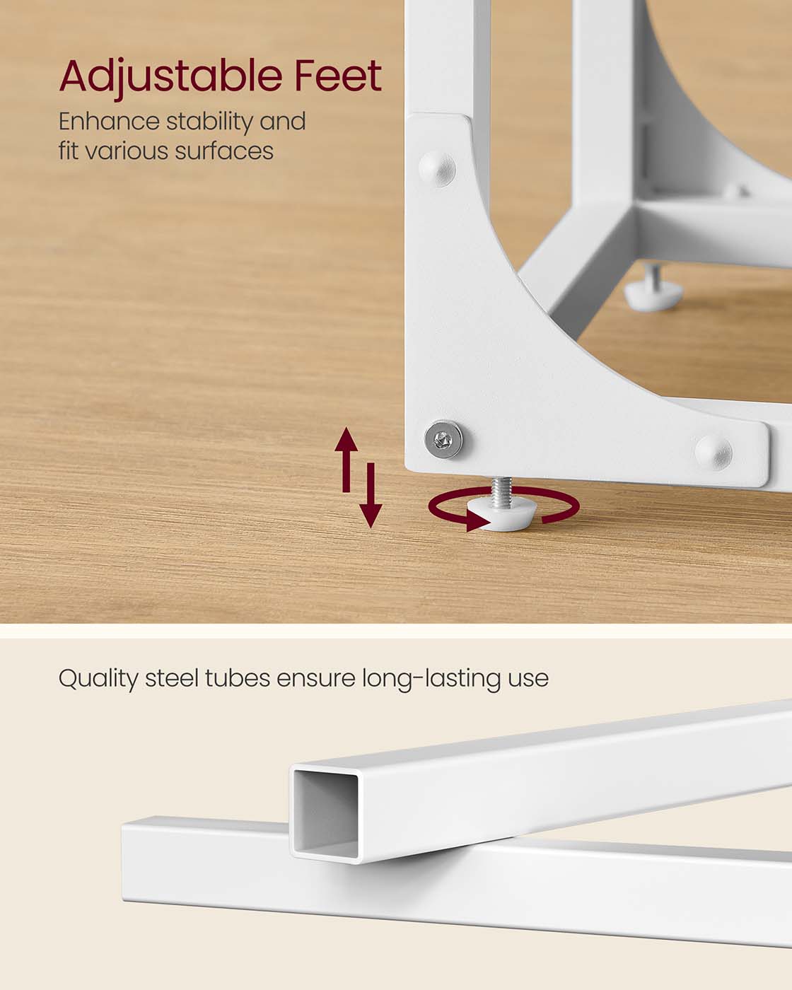 C-Shaped End Table