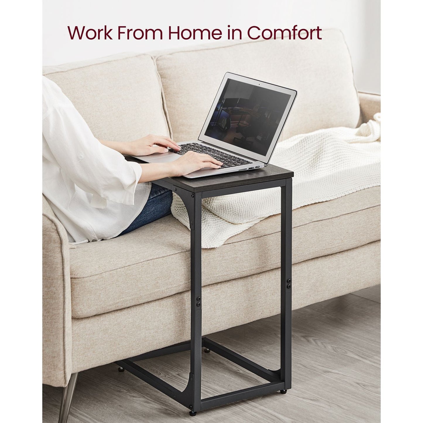 Set of 2 C-Shaped End Table