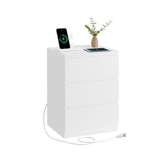 Nightstand with Charging Station