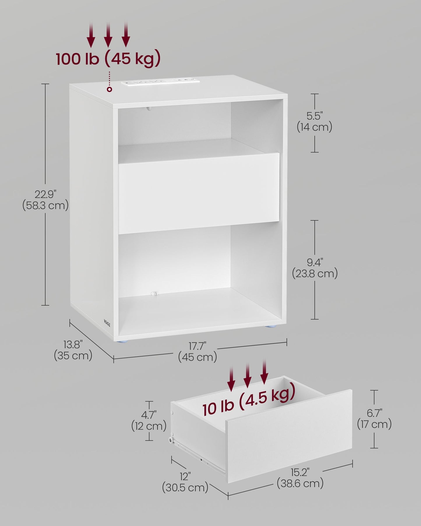 Superfast Toolless Assembly, Nightstand
