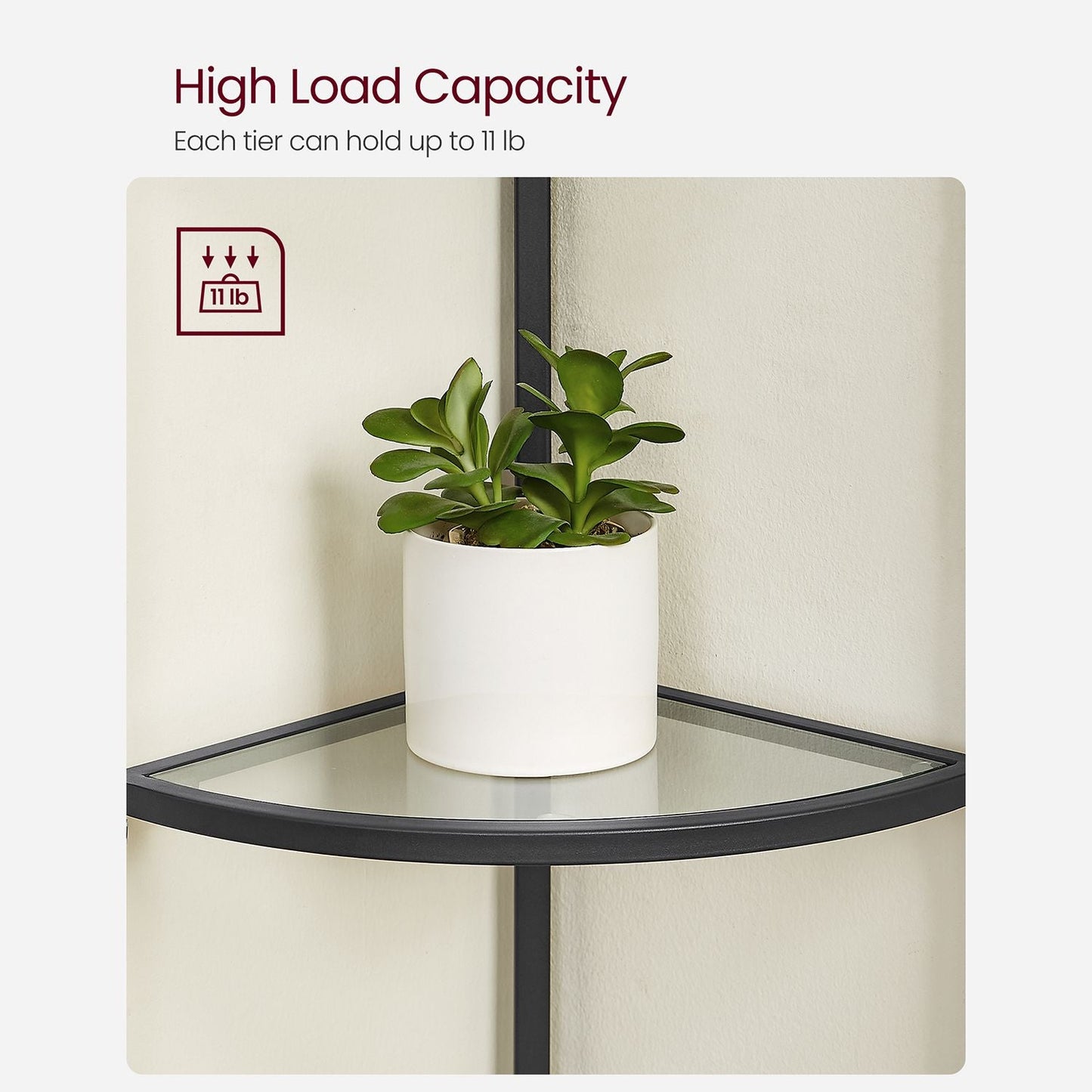 5-Tier Corner Bookshelf