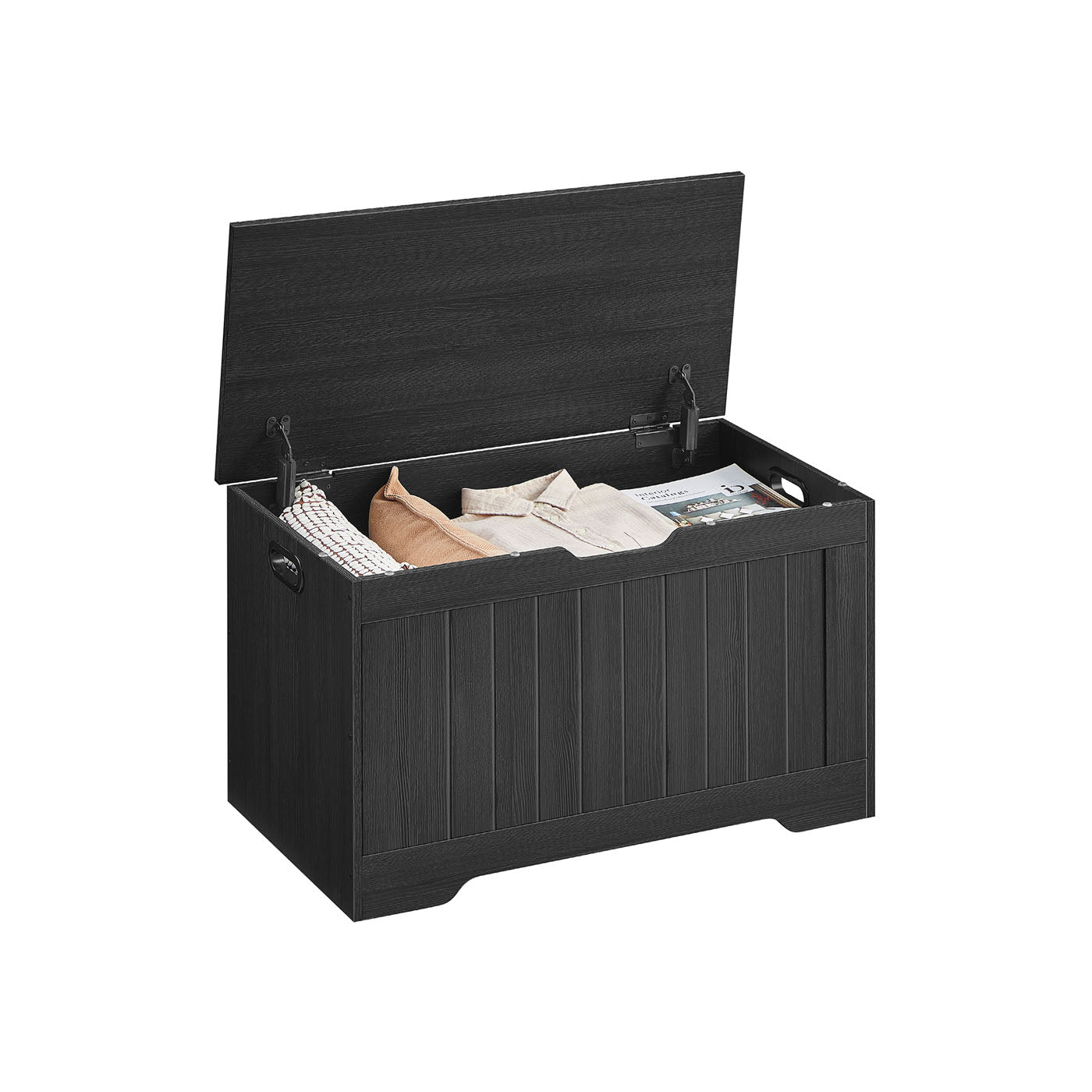 29.9 Inches Width Storage Chest with 2 Safety Hinges