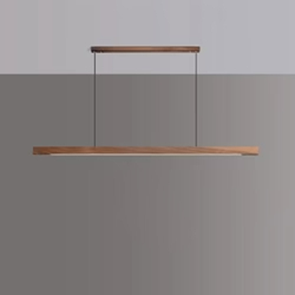 LINDÖ Wood Dimmable Linear Pendant Light