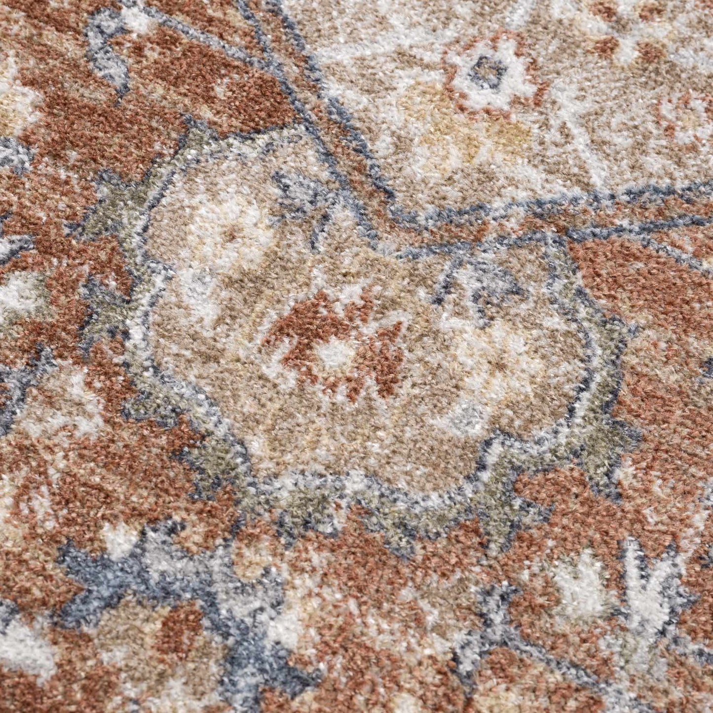 Gael Rust Boutique Washable Rug