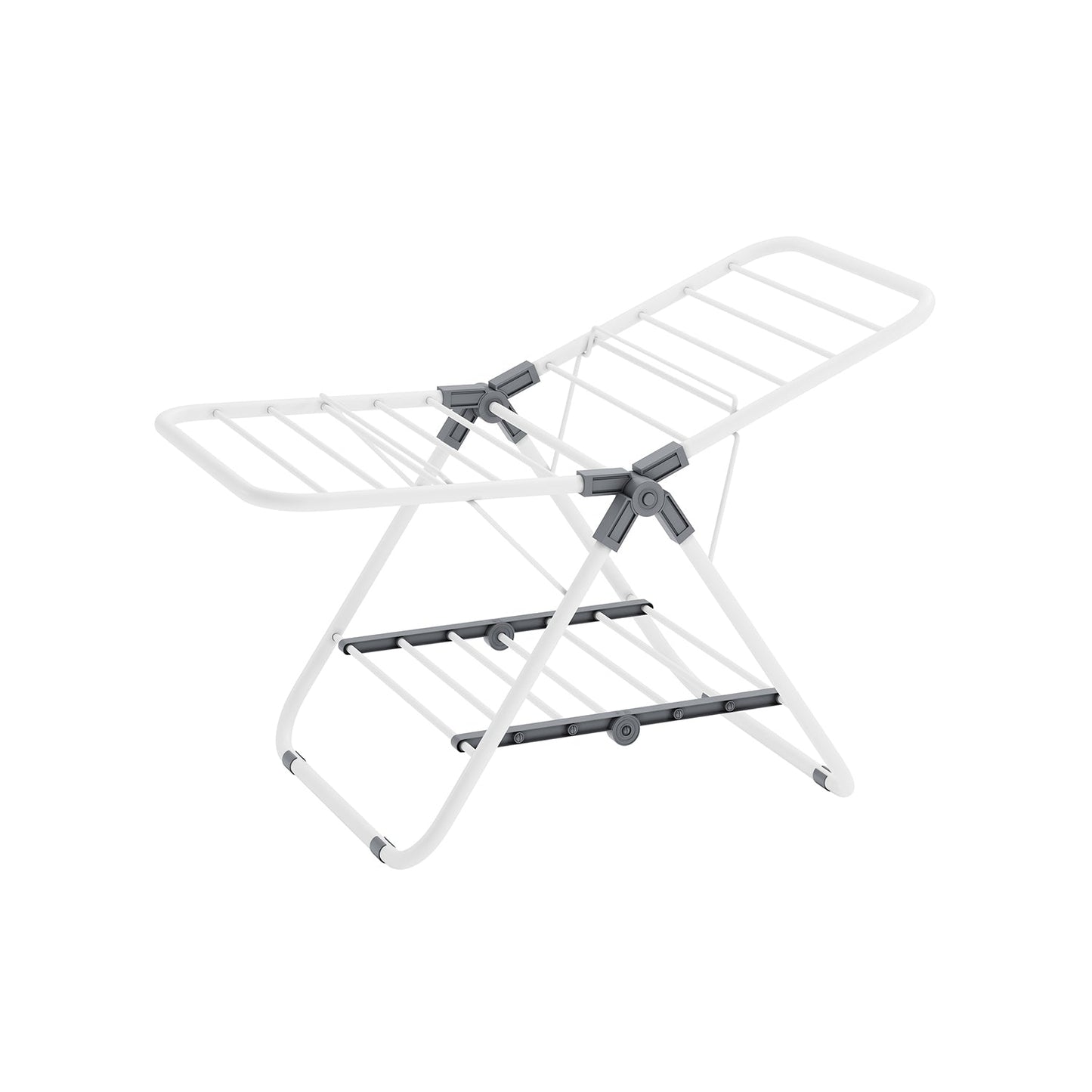 Small Foldable 2-Level Clothes Drying Rack