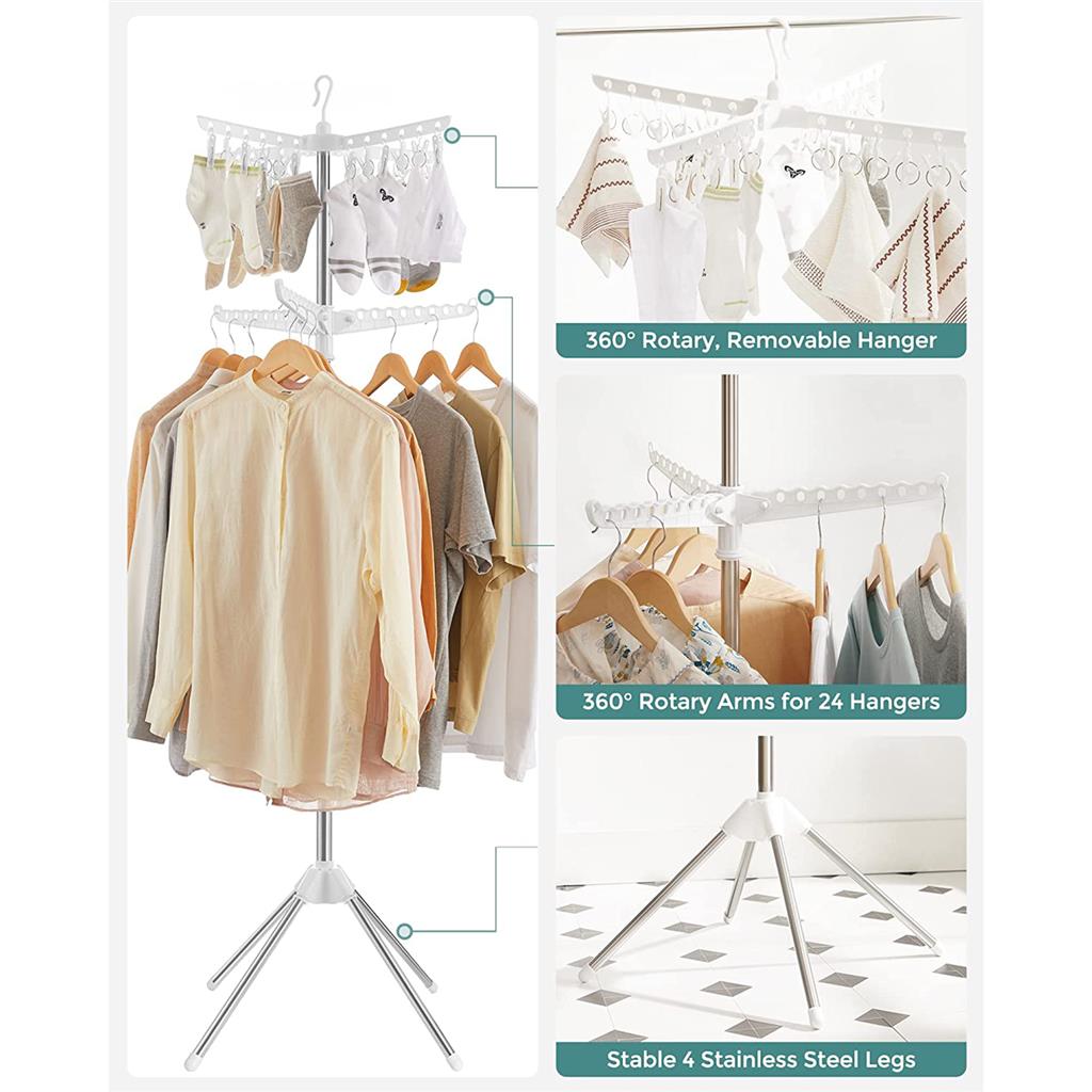 2-Tier 72-Inch Clothes Drying Rack