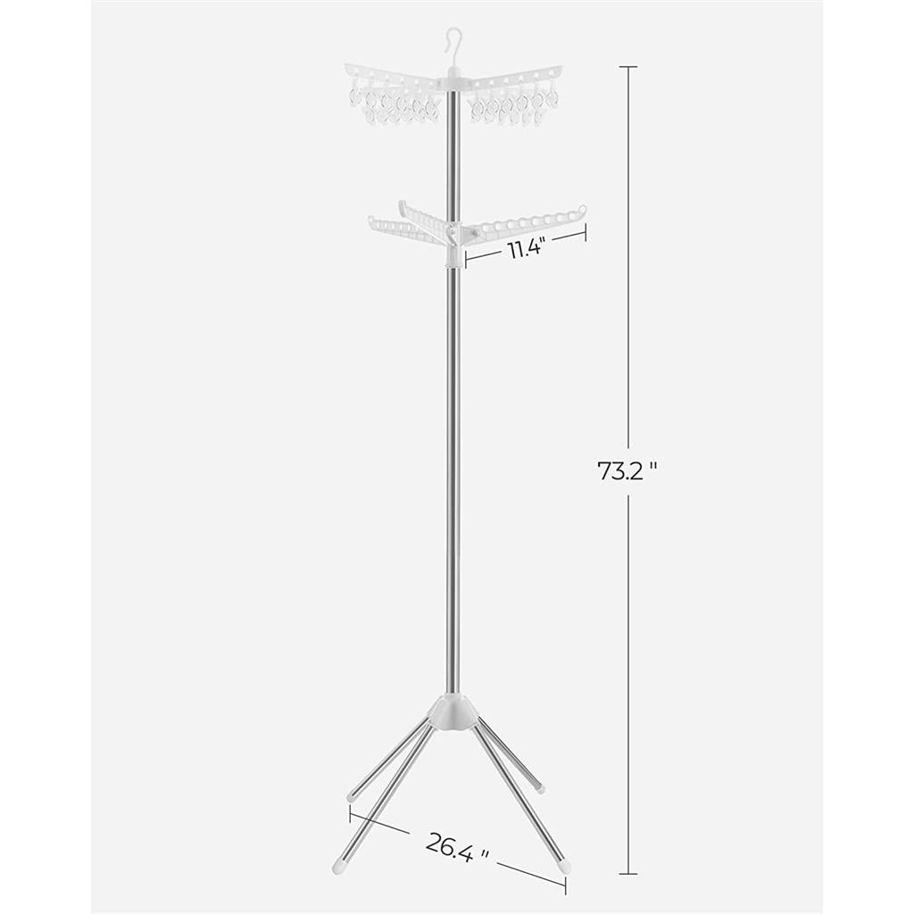 2-Tier 72-Inch Clothes Drying Rack