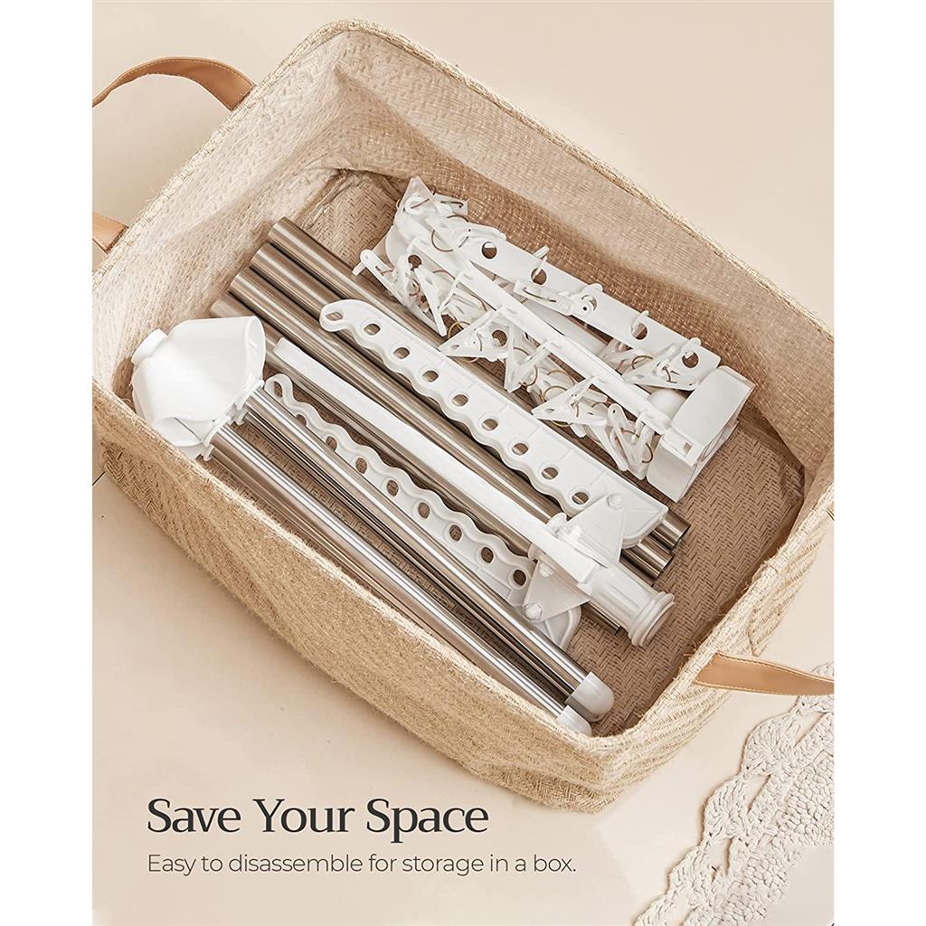 2-Tier 72-Inch Clothes Drying Rack