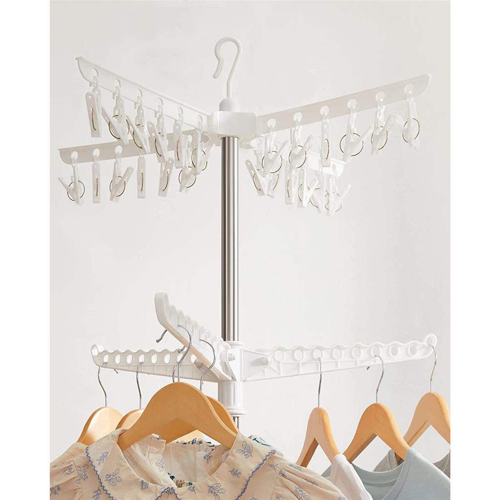 2-Tier 72-Inch Clothes Drying Rack
