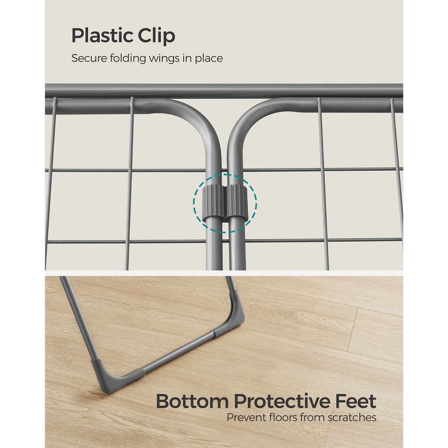 Clothes Drying Rack with Gullwings